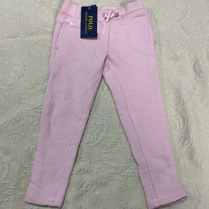 New with Tag Polo sweat pant 3/3T Pink